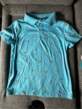 Cat & Jack Boys 6/7 Small Summer Polo